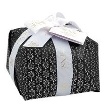 Panettone Crema Stracciatella 650 Gr. Folie Schwarz